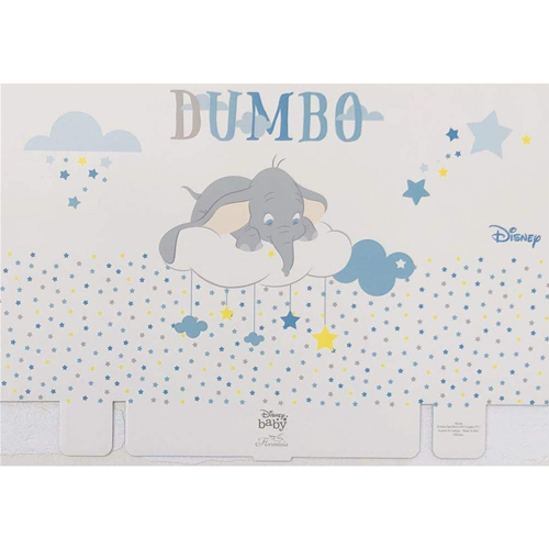 Crowner Testata Spalla in Cartone - Dumbo Disney - Per Vassoio Baule Cesto - 68144