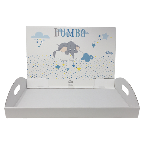 Cesto Bomboniere Dumbo Celeste Disney - Vassoio 46x29x28